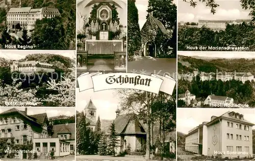Schoenstatt_Vallendar Haus Regina Exerzitienhaus Wallfahrtsheim Haus der Marienschwestern Theol Hochschule Haus Sonnenau Schoenstatt_Vallendar
