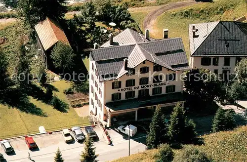 Vallorcine_Haute_Savoie Mont Blanc Hotel Vue aerienne Vallorcine_Haute_Savoie