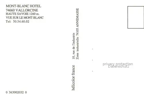 Vallorcine_Haute_Savoie Mont Blanc Hotel Vue aerienne Vallorcine_Haute_Savoie
