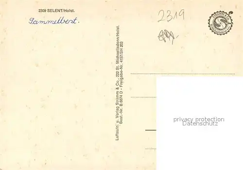 AK / Ansichtskarte Selent Fliegeraufnahme Selent