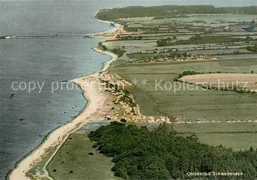 AK / Ansichtskarte Schwedeneck Ostseebad Fliegeraufnahme Schwedeneck