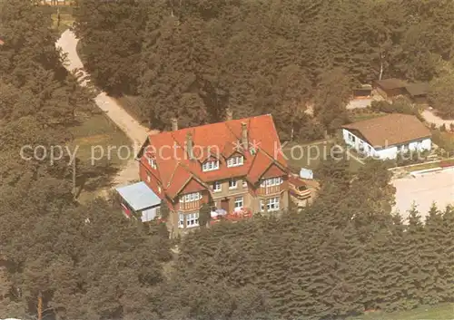AK / Ansichtskarte Bockum_Lueneburg Haus Hohentann Pension Kirsch Fliegeraufnahme Bockum Lueneburg