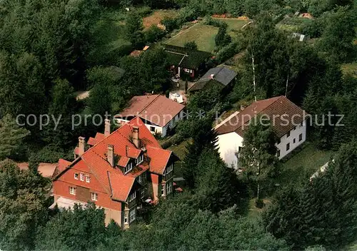 AK / Ansichtskarte Bockum_Lueneburg Haus Hohentann Pension Kirsch Fliegeraufnahme Bockum Lueneburg