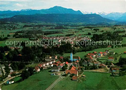 AK / Ansichtskarte Waltenhofen_Allgaeu mit Gruenten und Allgaeuer Hochgebirge Fliegeraufnahme Waltenhofen Allgaeu