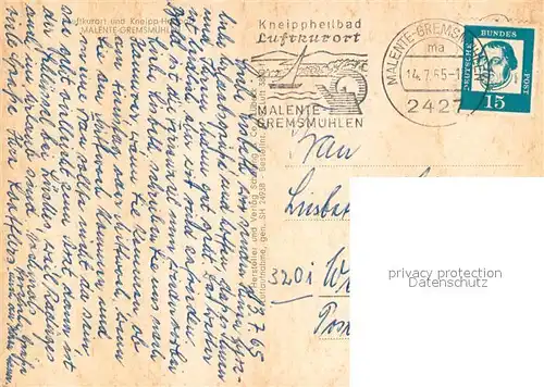 AK / Ansichtskarte Malente Gremsmuehlen Luftkurort Kneipp Heilbad Holsteinische Schweiz Fliegeraufnahme Malente Gremsmuehlen