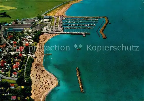 AK / Ansichtskarte Schilksee Ostseebad mit Olympiahafen Fliegeraufnahme Schilksee