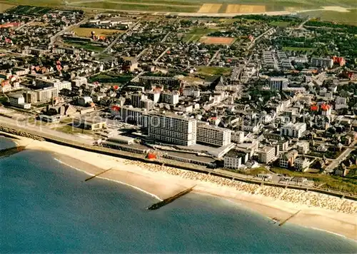 AK / Ansichtskarte Westerland_Sylt Nordseeheilbad Fliegeraufnahme Westerland_Sylt
