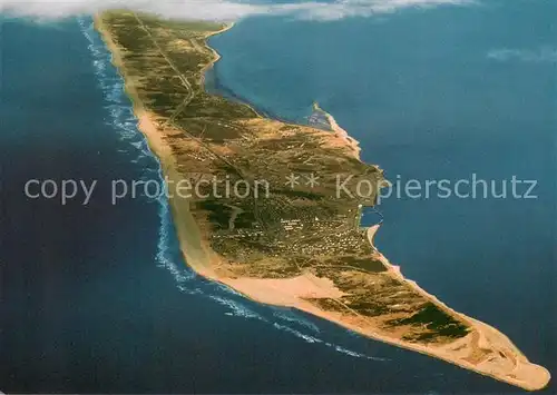AK / Ansichtskarte Insel_Sylt Suedspitze der Nordseeinsel Fliegeraufnahme Insel_Sylt