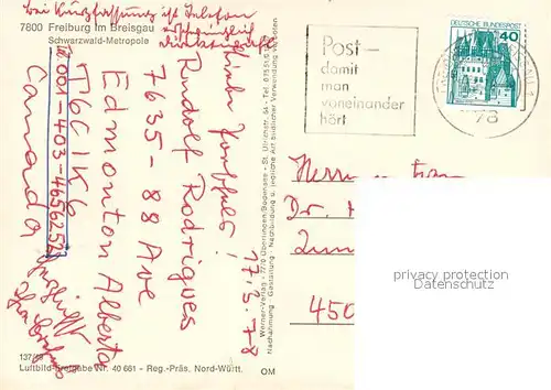 AK / Ansichtskarte Freiburg_Breisgau Schwarzwald Metropole mit Blick zum Feldberg Schwarzwald Fliegeraufnahme Freiburg Breisgau