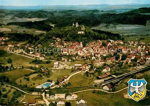 AK / Ansichtskarte Falkenstein_Bayerischer_Wald Luftkurort Fliegeraufnahme 