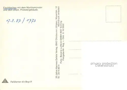 AK / Ansichtskarte Fischbachau mit Martinsmuenster und ehemaliges Probsteigebaeude Fliegeraufnahme Fischbachau