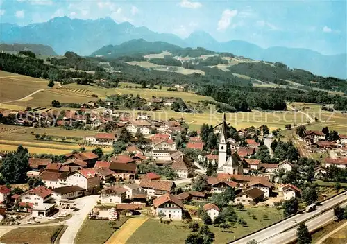 AK / Ansichtskarte Frasdorf mit Wendelstein Bayerische Alpen Fliegeraufnahme Frasdorf