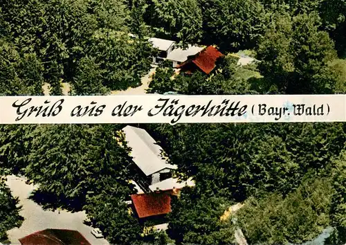 AK / Ansichtskarte Lobenstein_Roehrnbach Gasthaus Jaegerhuete im Bayerischen Wald Fliegeraufnahmen Lobenstein_Roehrnbach
