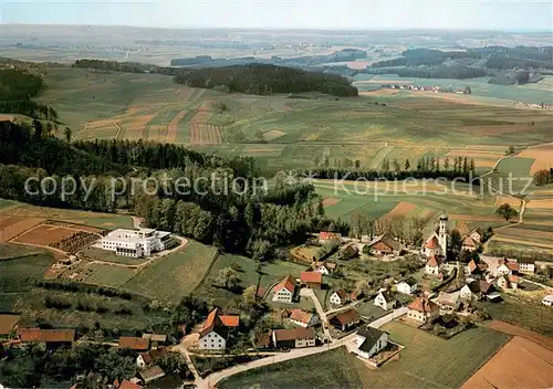 AK / Ansichtskarte Maria_Vesperbild mit Kloster St. Clara Fliegeraufnahme 