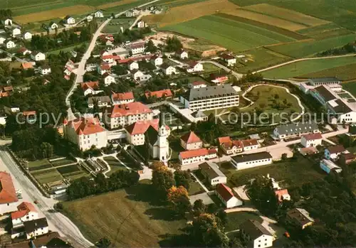 AK / Ansichtskarte Mengkofen Kloster Schwestern vom hl. Kreuz Fliegeraufnahme Mengkofen