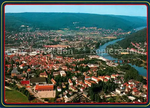 AK / Ansichtskarte Lohr_Main Tor zum Spessart Fliegeraufnahme Lohr_Main