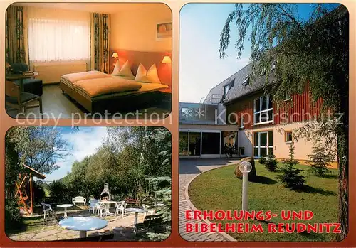 AK / Ansichtskarte Reudnitz_Mohlsdorf Erholungs und Bibelheim Reudnitz Zimmer Freiterrasse Reudnitz Mohlsdorf