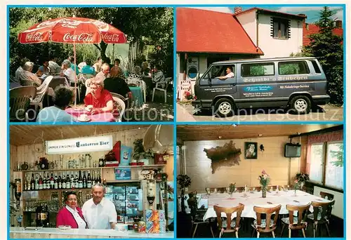 AK / Ansichtskarte Goerlitz_Sachsen Schmidts Stuebchen Terrasse Gaststube Theke Goerlitz Sachsen