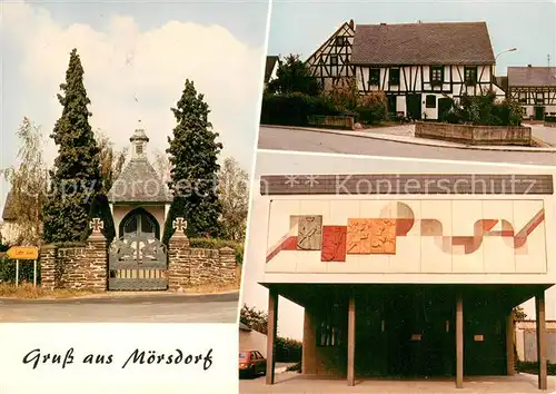 Moersdorf_Hunsrueck Kapellchen Fachwerkhaus Halle Moersdorf Hunsrueck