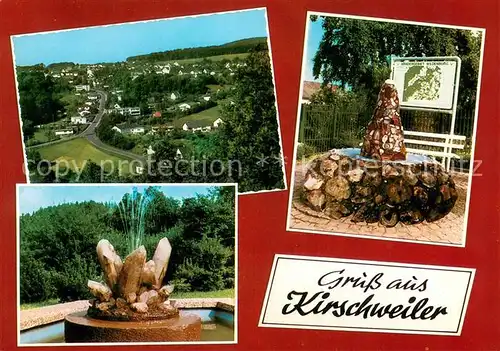 Kirschweiler Panorama Edelsteinbrunnen Kirschweiler