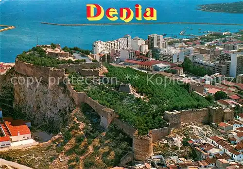 Denia Vista aerea y Castillo Denia