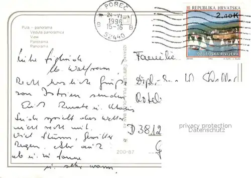 Porec Fliegeraufnahme Porec