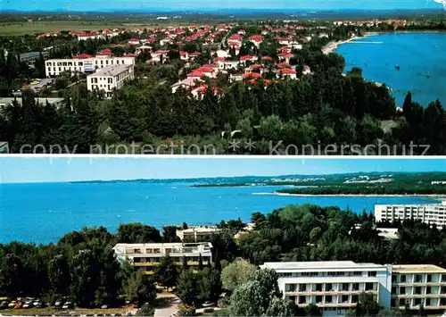 Umag_Umago_Istrien Punta Yugoslavia Fliegeraufnahme Umag_Umago_Istrien