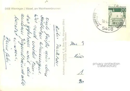 Winningen_Mosel Weinhexenbrunnen Winningen Mosel