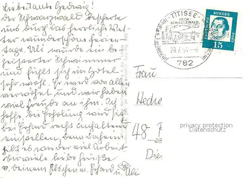 AK / Ansichtskarte Titisee Schwarzwald Fliegeraufnahme Titisee