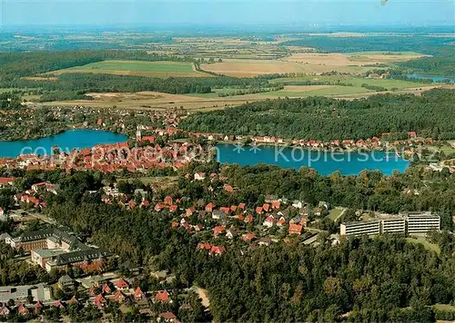 AK / Ansichtskarte Moelln_Lauenburg Eulenspiegelstadt Fliegeraufnahme Moelln_Lauenburg