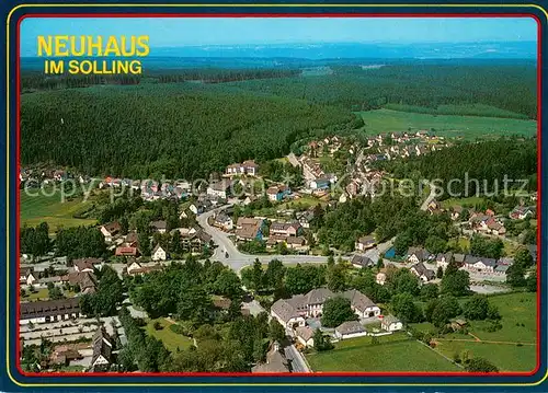 AK / Ansichtskarte Neuhaus_Solling Heilklimatischer Kurort Fliegeraufnahme Neuhaus Solling