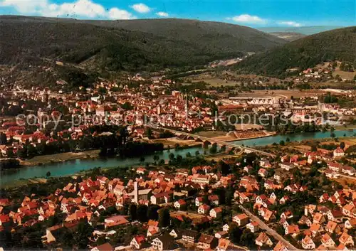 AK / Ansichtskarte Lohr_Main Naturpark Spessart Fliegeraufnahme Lohr_Main