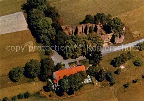 AK / Ansichtskarte Euerdorf Cafe Ruine Aura Fliegeraufnahme Euerdorf