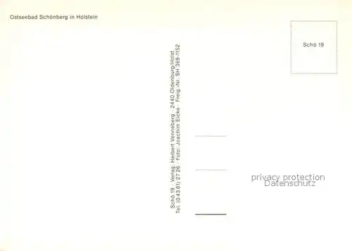 AK / Ansichtskarte Schoenberg_Holstein Ostseebad Fliegeraufnahme Schoenberg_Holstein