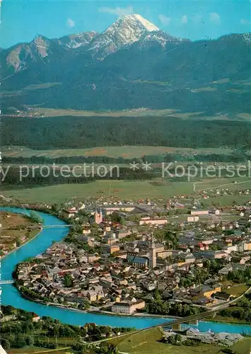 AK / Ansichtskarte Villach_Kaernten Fliegeraufnahme mit Mittagskogel Villach_Kaernten