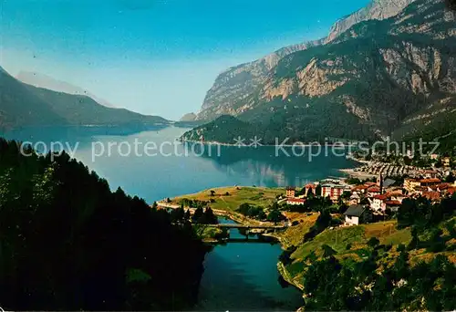 AK / Ansichtskarte Molveno Panorama al Lago Molveno