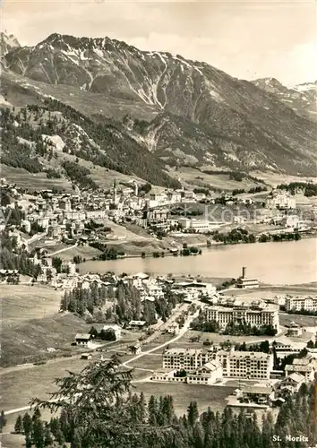 AK / Ansichtskarte St_Moritz_GR Fliegeraufnahme St_Moritz_GR