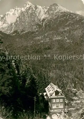 AK / Ansichtskarte Vysoke_Tatry Bilikova chata pod Hrebienkom Vysoke Tatry