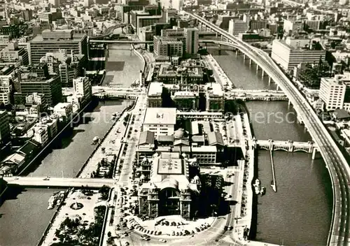 AK / Ansichtskarte Osaka View of Nakanoshimu Central Island Osaka