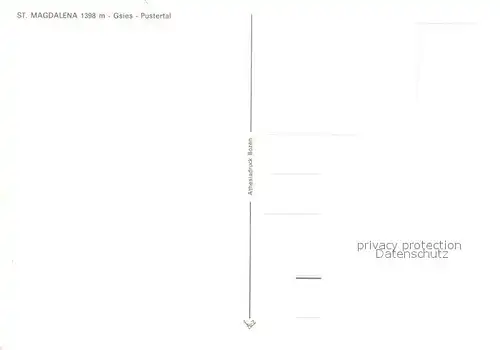 AK / Ansichtskarte St_Magdalena_Gsies Pustertal Fliegeraufnahme 