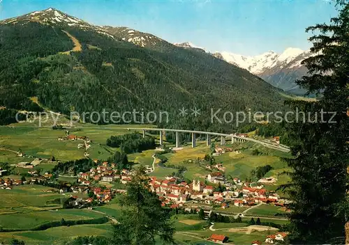 AK / Ansichtskarte Steinach_Brenner_Tirol mit Noesslacherjoch und Stubaier Alpen Wipptal Steinach_Brenner_Tirol