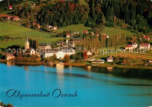 AK / Ansichtskarte Ossiach_Ossiachersee Fliegeraufnahme Ossiach Ossiachersee