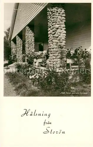 AK / Ansichtskarte Storoen Gebaeude Terrasse 