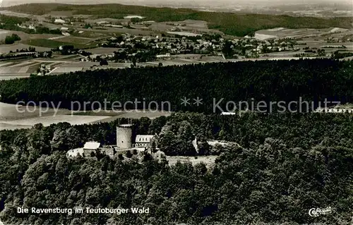 AK / Ansichtskarte Teutoburgerwald Die Ravensburg Fliegeraufnahme Teutoburgerwald