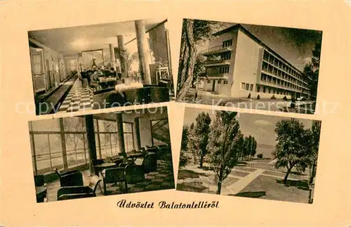 AK / Ansichtskarte Balaton_Plattensee Balatonlelleroel Teilansichten Balaton_Plattensee