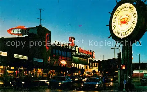 AK / Ansichtskarte San_Francisco_California Quaint Fishermans Wharf  