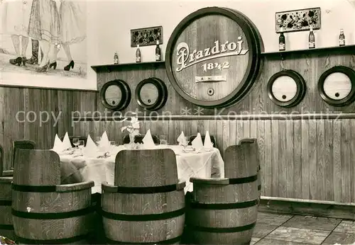 AK / Ansichtskarte Plzen_Pilsen Restaurace Prazdroj Plzen Pilsen