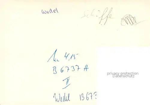 AK / Ansichtskarte Wedel_Pinneberg Fliegeraufnahme Wedel Pinneberg