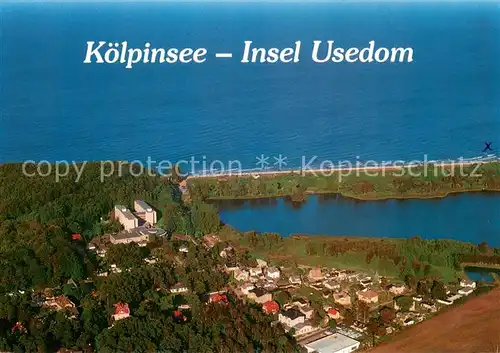 AK / Ansichtskarte Koelpinsee_Usedom Fliegeraufnahme Koelpinsee Usedom