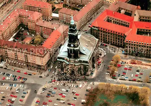 AK / Ansichtskarte Dresden Kreuzkirche Fliegeraufnahme Dresden